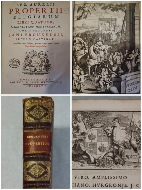 Anno 1727 Amsterdam, seltenes Buch mit Kupferstichen von J. Mulder und B. Picart