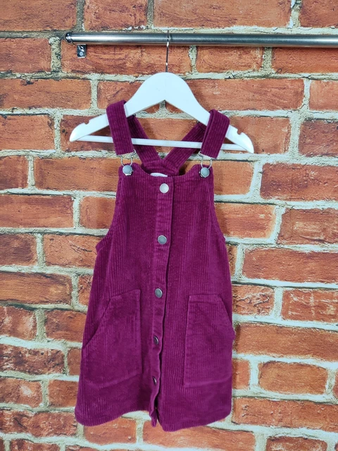 Girls Bundle Age 5-6 Years Next M&S Pinafore Dress Dungarees Corduroy Set 116Cm 3