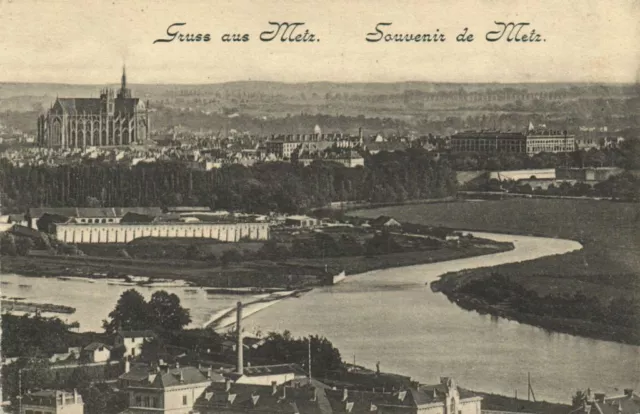 CPA AK Gruss aus METZ Souvenir de METZ (170012)