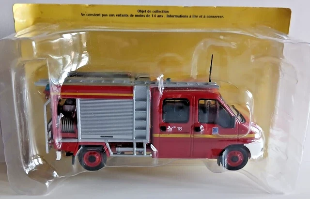 Miniacars Résine SB 1/43 - Citroen Jumper 1997 Court Pompiers Minibus