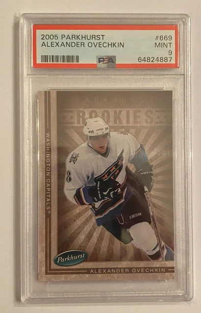 2005-06 Parkhurst ALEX OVECHKIN PSA 9 MINT Rookie card CAPITALS