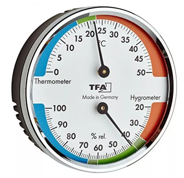 Thermometer Hygrometer Luftfeuchtigkeit Raumklima Komfortzonen Schimmelwarner