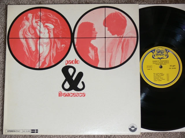 BRUNO NICOLAI Paolo E Francesca OST LP ♬ 1970 JAZZ BEAT Italy Soundtrack Gemelli