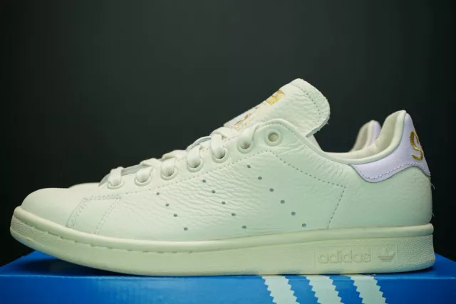 Womens adidas Stan Smith Shoes EF6840 Off White Purple Tint Various Sizes DS OG