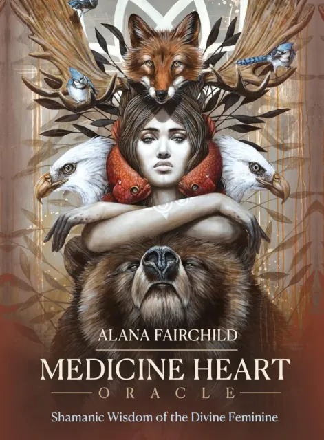 Medicine Heart Oracle: Shamanic Wisdom of the Divine Feminine - 44 cards amp 368