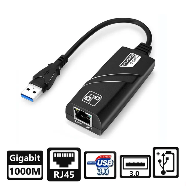UGREEN 10Gbps Hub Ethernet 1000Mbps Avec Multi 5 En 1 Adaptateur RJ45 Réseau LAN USB 3.2 Gen 2 Compatible Avec PC Ordinateur Portable Windows MacOS Linux Plug Play Câble 30CM