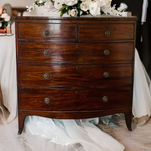Late Georgian / Early Victorian Mahogany Chest of Drawers
