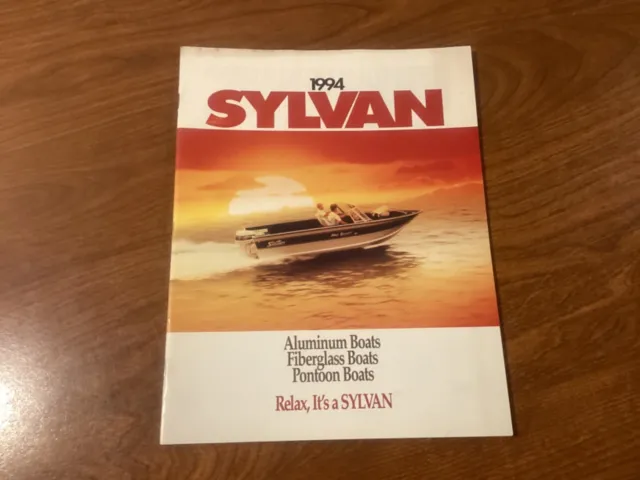 1994 Sylvan Bateau Marine Usine Revendeur Sales Brochure