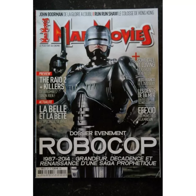 Ciné Fantastique MAD MOVIES  n°271  - 2014 -  ROBOCOP The Raid 2  Killers  La be