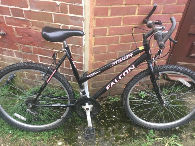 LADIES BLACK FALCON Stealth Mountain Bike 25.00 PicClick UK