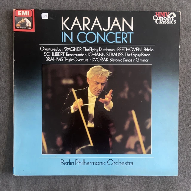 HERBERT VON KARAJAN, Berliner Philharmoniker Karajan In Concert Vinyl ...