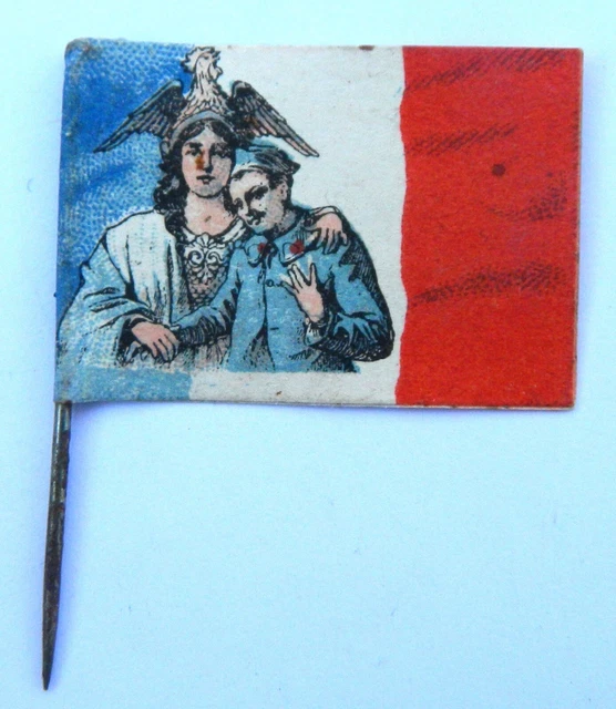 Ancien Insigne papier WW1, 14-18, Journées du poilu 1915