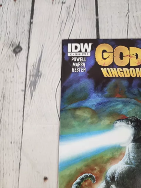 Godzilla Kingdom of Monsters #2B Variant Cover IDW Comics 2011 2