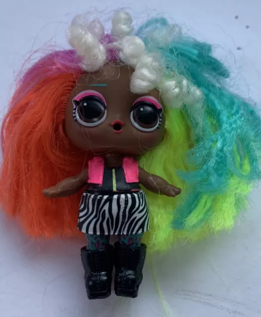 LOL Surprise Doll VALLEY B.B. Baby HairGoals Wave 2 Rainbow Hair Goals