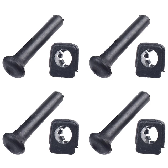 Clips De Fixation Pour Tige De Serrure De Porte De Voiture - Lot De 24 Pièces, Noir Et Vert, Plastique - Placement Côté Gauche, Compatibilité Universelle