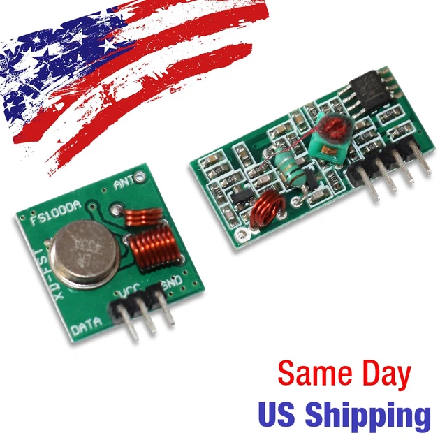433MHZ RF WIRELESS Transmitter/Receiver Kit Module Arduino ARM MCU