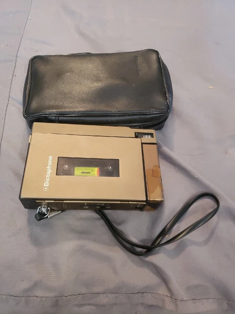 Vintage Dictaphone Model 220 Cassette Tape Recorder - Untested Parts/Repair