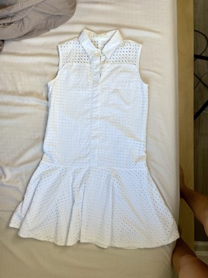 Jonathan Simkhai White Eyelet Lace Dress XS