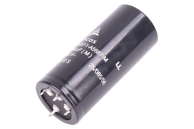 Condensatore Elettrolitico Philips 68uF 450V - Montaggio A Scatto, 057