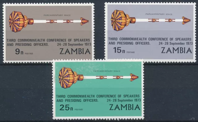 [BIN12694] Zambia 1973 good set of stamps very fine MNH