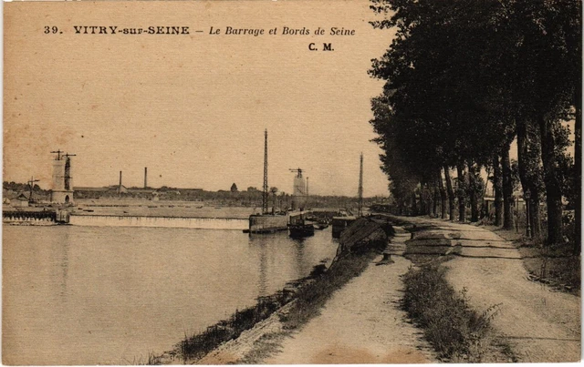 CPA Vitry Barrage et Bords de Seine (1364102)