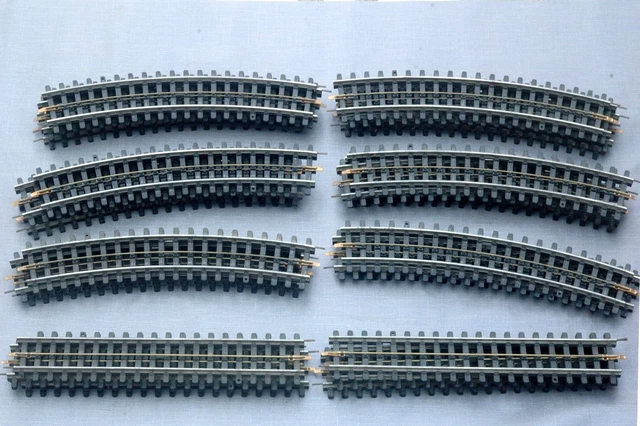 JEP traverses plastiques Ech 0 Lot De 12 Rails CE-0