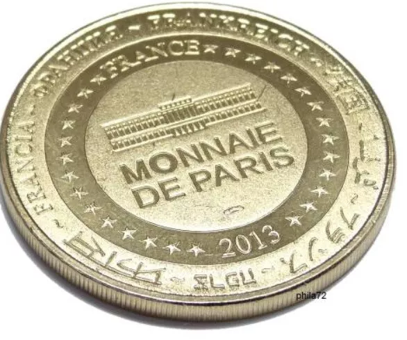 2013 - ESPAGNE DRAGON BY GAUDI BARCELONA MDP 2013 MEDAILLE SOUVENIR MONNAIE  DE PARIS JETON TOURISTIQUE MEDALS COINS TOKENS