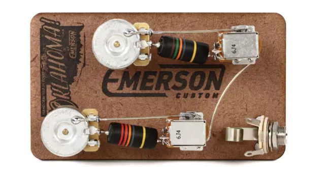 Emerson Custom Les Paul Prewired Kit - Push / Pull Long Shaft 500k Pots