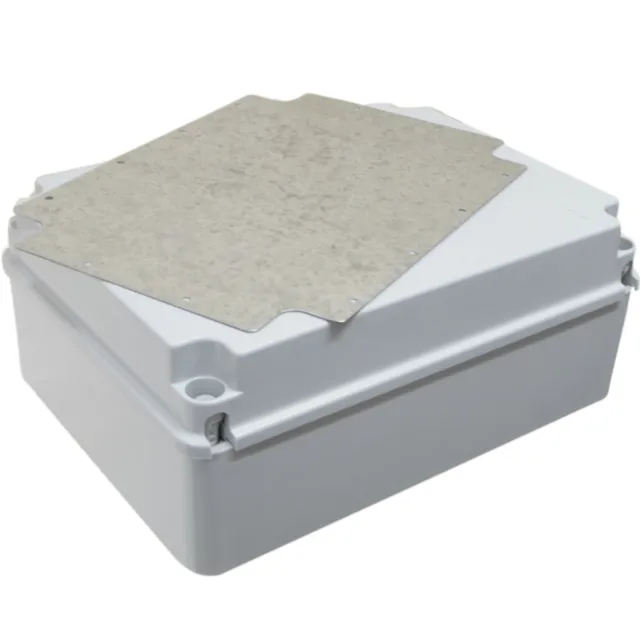 300mm Junction Box with Steel Plate Outdoor Waterproof IP56 Adaptable Enclosure 2