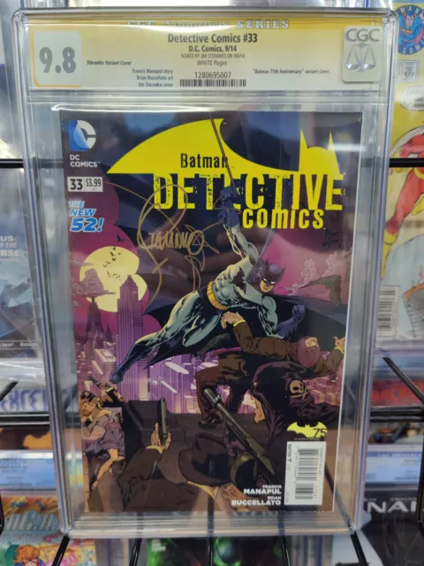 Detective Comics #33 (2014) - Cgc Grade 9.8 - Jim Steranko Variant Signed!