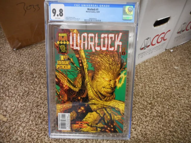 Warlock 1 cgc 9.8 Marvel 1999 WHITE pgs NM MINT Guardians of the Galaxy movie