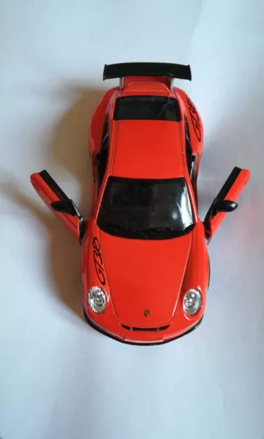 voiture miniature Porsche 911 gt3 rs 1/36 KT5352 kinsmart 12,5 cm