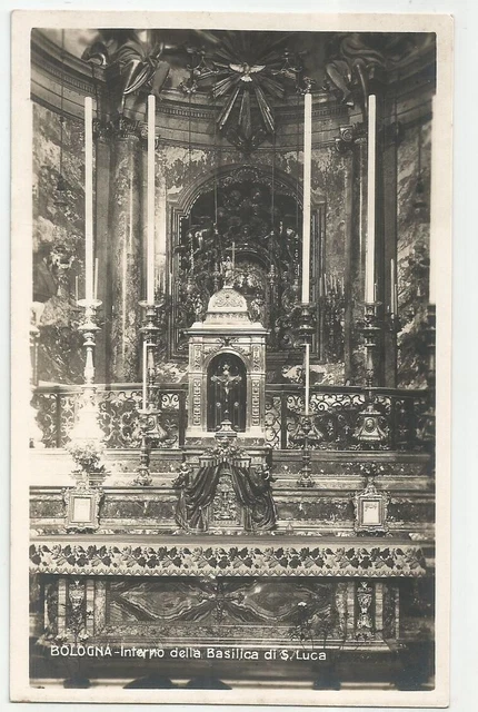 Bologna Interno Basilica Di S.luca-Fotocartolina Vettori (Bo)-Fp