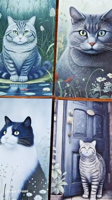 Set of 10 NEW Cats Postcards for Postcrossing & Postcardsofkindness 2