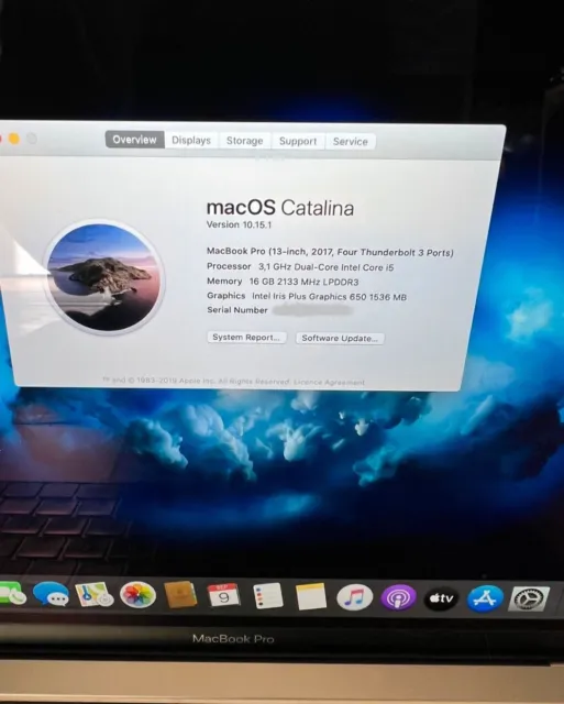Apple MacBook Pro 13"" 2017 3,1 GHz, 16 GB, 256 GB Touch Bar, grigio siderale  3