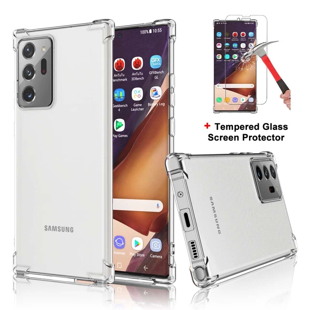 For Samsung Galaxy Note 20 / 20 Ultra / Note 9 Case Slim Clear Bumper TPU Cover