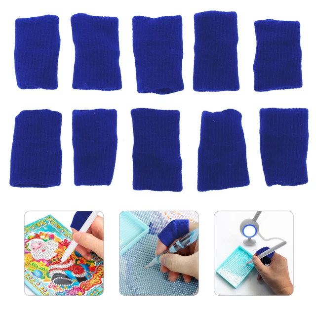 10 un. manguitos para dedos nailon soporte para pulgar protección para elasticidad protector para dedos