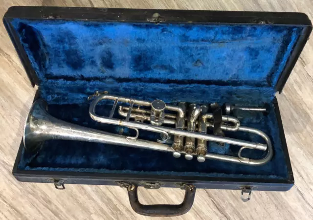Vintage TRUMPET Cased BOOSEY & Co Makers London Special B Grade Class A
