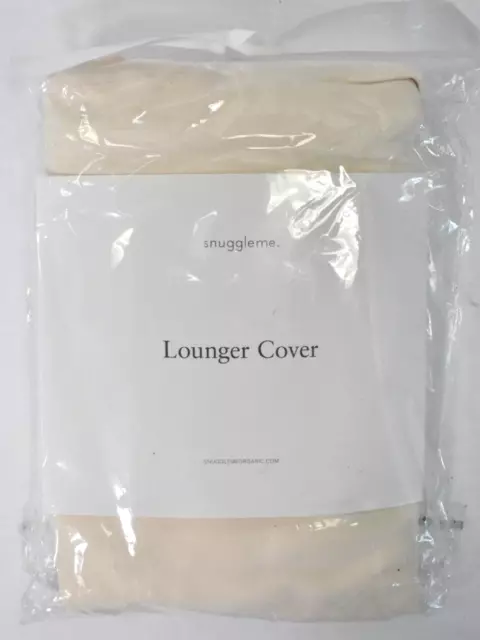 Snuggle Me Infant Lounger Cover Natural Organic Cotton Protection Easy Slide