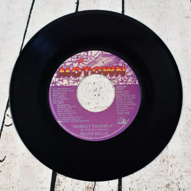 Bruce Willis - Respect Yourself, 7" Vinyl/45 RPM, Motown, 1987