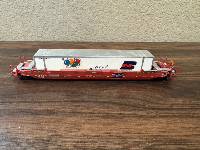 ATHEARN HO 5903 WAGON GUNDERSON HUSKY STACK GREENBRIER LEASING GBRX 2516 BOXED