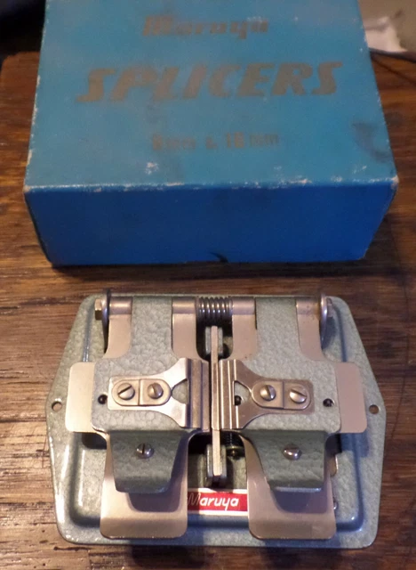 EMPALME MANUYA DE COLECCIÓN 8mm 16mm para Editor Proyector Carretes Pantalla Cine
