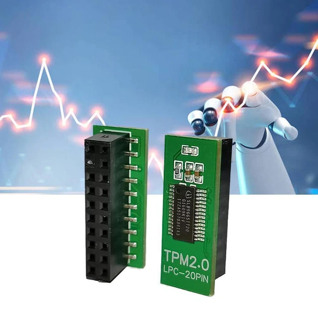 TPM2.0 20PIN TPM Module LPC TPM 2.0 Trusted Platform AU Green S5I0 $9. ...