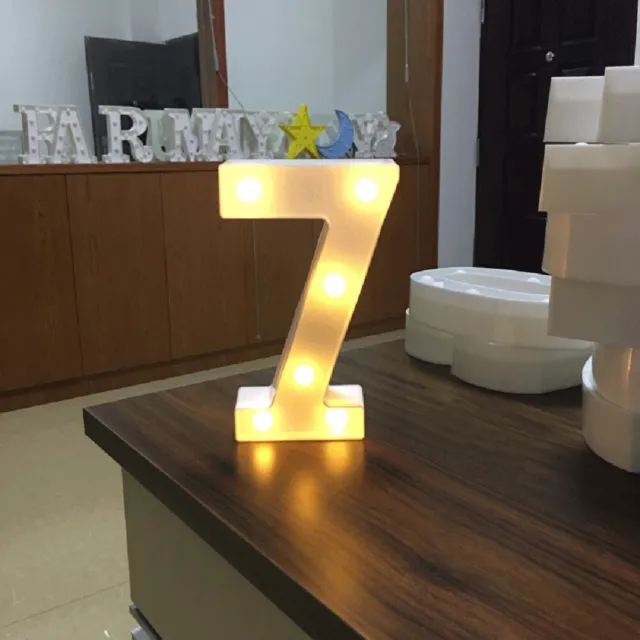 Insegna luci luci numeriche LED lampada numerica decorazione