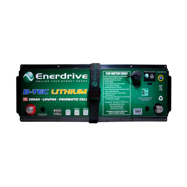 Enerdrive 12V 200Ah Btec Lifepo4 3