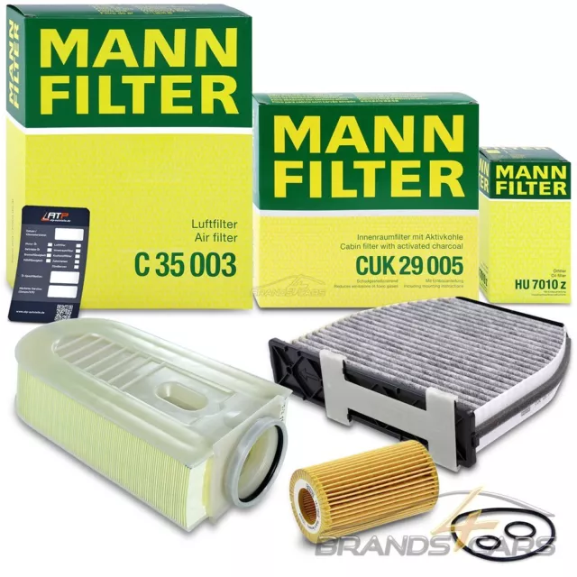 Mann-Filter Inspektionspaket Filtersatz A Für Mercedes E-Klasse W212 200-300 Cdi