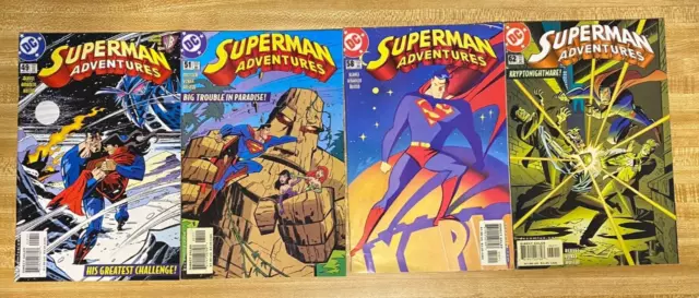 Superman Adventures #49,51,58,62 - Low Print #58 Alex Ross Cover