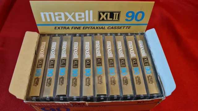 Audiokassetten  ► Maxell XL II 90 Extra Fine ◄ Tapedeck Music Cassette 10 Stück!