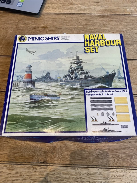 TRIANG MINIC SHIPS 1:1200 Scale Naval Harbour Set £35.00 - PicClick UK