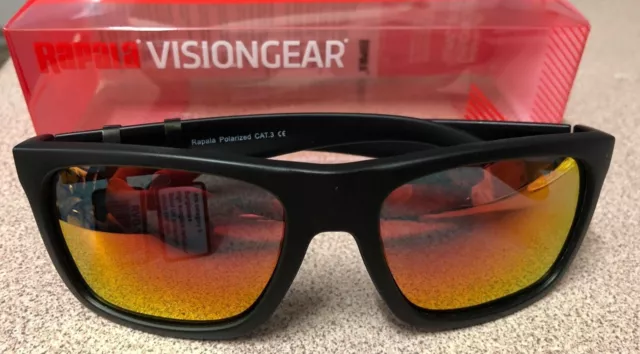 Rapala Sunglasses VisionGear Polarised UV RVG-300B Red Lens